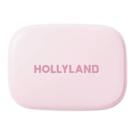 Hollyland LARK A1 Combo (Cloud Pink, USB-C + Lightning) - zestaw mikrofonów bezprzewodowych z etui - etui ładujące